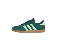 adidas Breaknet Sleek Shoes, Leather Upper, Green
