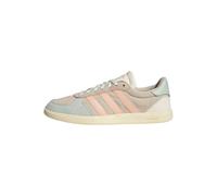 adidas Breaknet Sleek Suede Trainers Womens White/Coral/Green 4.5 UK