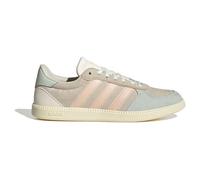 adidas Breaknet Sleek Suede Trainers Womens White/Coral/Green 5 UK