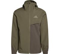 Adidas - Breathable and Waterproof Jacket - Men's - Multi 2L Rain Jkt M - Multi 2L Rain Jkt M Olive Strata for Men in Recycled Polyester - Size M - Khaki Khaki M