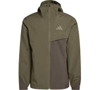 Adidas - Breathable and Waterproof Jacket - Men's - Multi 2L Rain Jkt M - Multi 2L Rain Jkt M Olive Strata for Men in Recycled Polyester - Size L - Khaki Khaki L