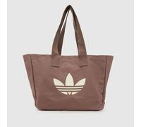 adidas Brown Shopper Tote Bag One Size