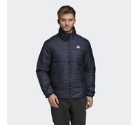 adidas BSC 3-Stripes Insulated Winter Jacket Mens Coat Hiking Navy