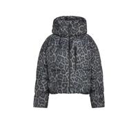 adidas by Stella McCartney leopard-print hooded puffer jacket - Grey 2XS-XS-S-M-L