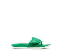 adidas by Stella McCartney logo touch-strap sliders - Green 5
