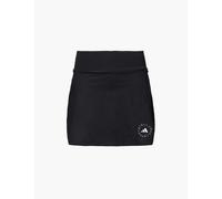 Adidas By Stella Mccartney Womens Black Truepurpose Brand-print Recycled-polyester Skort S