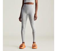 adidas by Stella McCartney Womens TrueStrength Seamless Yoga Leggings - Grey Recycled Material - Size X-Small