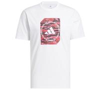 adidas - C Camo Box Tee - T-shirt size M, white