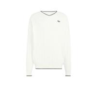 adidas cable-knit crew-neck sweatshirt - Neutrals S-M-L-XL-XXL