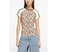 adidas Cali snake-print T-shirt - Neutrals XS-S