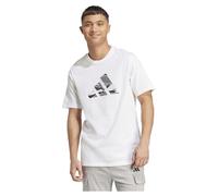 adidas Camo Logo Graphic Short Sleeve T-Shirt XL