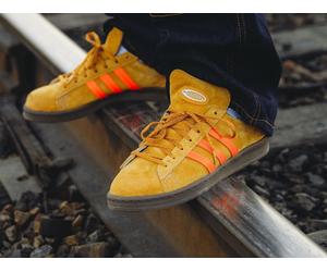 Adidas Campus 80 X Large Mens Suede Retro Trainers - ALL SIZES - Mesa Orange/Gum
