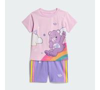 Adidas Originals Care Bears Shorts Tee Set Purple,Pink 24 Months-3 Years Girl
