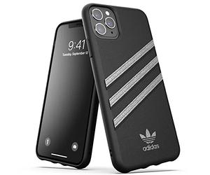 adidas Case Designed for iPhone 11 Pro Max, Drop Tested Cases, Shockproof Raised Edges, Original PU Protective Case, Twinkle/Sparkle