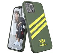adidas Case Designed for iPhone 12 / iPhone 12 Pro 6.1, Drop Tested Cases, Shockproof Raised Edges, Original Protective Case, Wild Pine/Acid Yellow