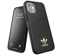 adidas Case Designed for iPhone 12 Mini 5.4, Drop Tested Cases, Shockproof Raised Edges, Original Premium Moulded Case, Black