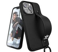 adidas Case designed for iPhone 13 Pro 6.1, Fall Proof Case, Raised Edges, Cover with Handle, Black