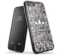 adidas Case designed for iPhone 6 / 6s / 7/8 / SE2 case, drop tested cases, shockproof raised edges, original Belista flower snap case protective case, tart/cloudy roses/cloudy blue