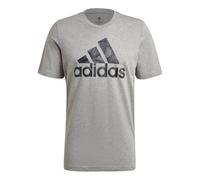 adidas Casual Sports Camouflage Alphabet Logo Printing Short Sleeve Gray GK9637 XXL