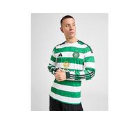 adidas Celtic 2025/26 Long Sleeve Home Shirt - White - Mens XL