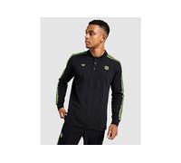 adidas Celtic Icons Long Sleeve Polo Shirt - Black - Mens XXXL