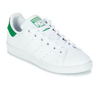 adidas Stan Smith J Gymnastics Shoe, FTWR White/FTWR White/Green, 4 UK