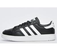 adidas Childrens Unisex Originals Team Court Junior - Black Leather - Size UK 5 Infant