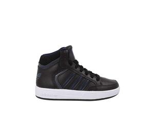adidas Childrens Unisex Varial Mid Kids Black Trainers Leather - Size UK 6.5