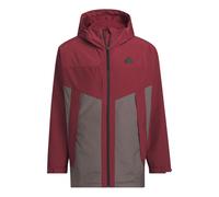 adidas City Escape Blocking Jacket Asia Sizing 'Red Grey' JE8577 M