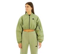 Adidas City Escape Padded Bomber Jacket Green M Women