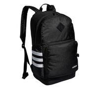 adidas Classic 3-Stripe Durable Backpack Student Athletic Sport Laptop Book Bag Black/White/4.0 One Size