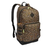 adidas Classic 3s 4 Backpack, Cheetah Bronze Strata/Black/Pulse Lime Green, One Size, Classic 3s 4 Backpack
