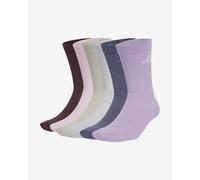 adidas Classic Cushioned Socks Lilac Pink White (6 pairs) - XL