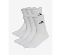 adidas Classic Cushioned Socks Pure White (6 pairs) - L