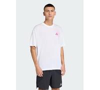 adidas CLIMACOOL FUN TRAINING Graphic T-Shirt, White, Size L, Men White