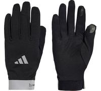 adidas ClimaWarm Running Gloves Black Mens Womens 3 Stripes