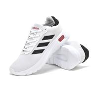 adidas Cloudfoam Comfy Mens Trainers White/Black Walking Comfort Sneakers IH6132