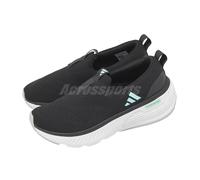 adidas Cloudfoam Go Lounger Core Black Semi Flash Aqua White Women Casual ID4024