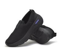 adidas Cloudfoam Go Lounger Mens Trainers Black Walking Comfort Pull-On Sneakers