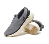 adidas Men's Cloudfoam GO Lounger Shoes, Grey Three/core Black/Off White, 8.5 UK