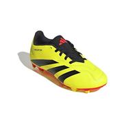 adidas Club Predator 24 Flexible Ground Unisex Children's Trainers, Team Solar Yellow Black Red Solar, 5 UK
