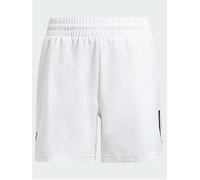 adidas Boy's Boys Club Tennis 3-Stripes Shorts, White, 9-10 Years