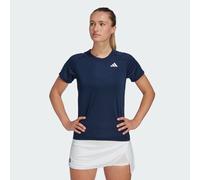adidas Club Womens Tennis T-Shirt Ladies Sports Top Navy AEROREADY