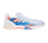 adidas Codechaos Spikeless Golf Shoes Men's Golf Shoes, White Grey Blue, 7 UK