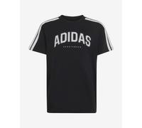 adidas Codes Collegiate Graphic Short Sleeve T-Shirt Pure Black Junior - 128