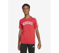 adidas Codes Collegiate Graphic Short Sleeve T-Shirt Red Junior - 128