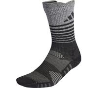 adidas Unisex COLD.RDY XCity Reflective Running Socks, Black/Reflective Silver/Black, 6.5-8