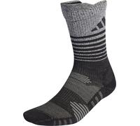 adidas Unisex COLD.RDY XCity Reflective Running Socks, Black/Reflective Silver/Black, 4.5-6