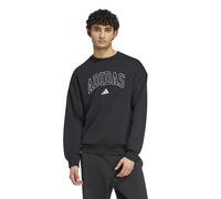 Adidas Collegiate Fleece Crew Neck Sweatshirt Black