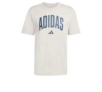adidas Collegiate Lineage Graphic T-Shirt, Cotton, Beige